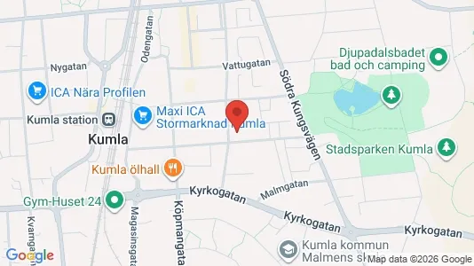 Commercial properties for sale i Kumla - kort over placeringen