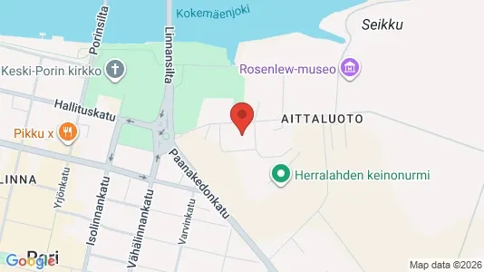 Gewerbeflächen zur Miete i Pori - kort over placeringen