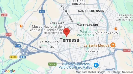 Industritomter för uthyrning i Terrassa – Foto från Google Street View