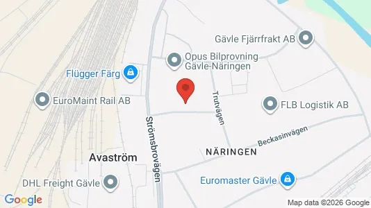 Lager zur Miete i Gävle – Foto von Google Street View