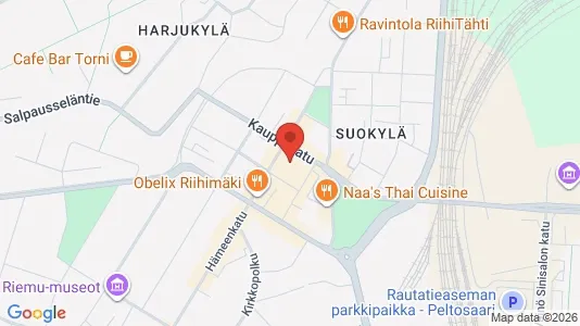Commercial properties for sale i Riihimäki - kort over placeringen