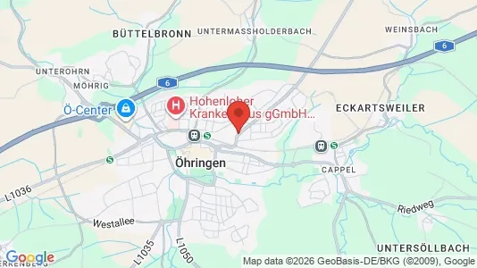 Varastot Vuokrattavana i Hohenlohekreis - Kuva Google Street Viewstä