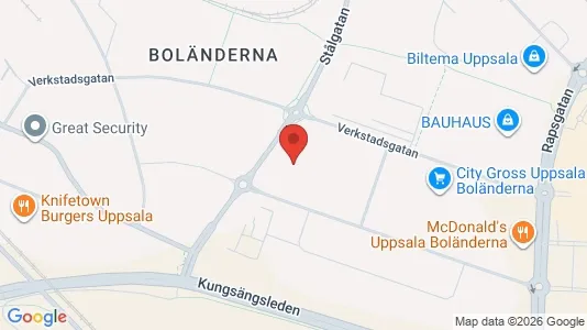 Büros zur Miete i Uppsala – Foto von Google Street View