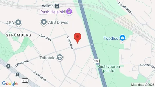Lokale biurowe Do wynajęcia i Helsinki Läntinen - kort over placeringen