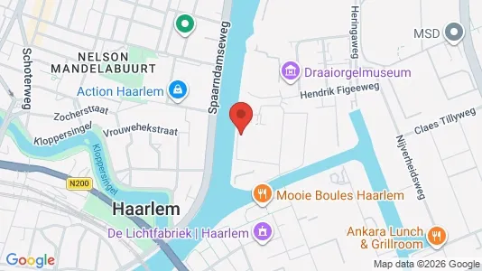 Kontorlokaler til leje i Haarlem - kort over placeringen