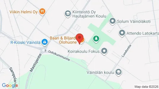 Commercial properties for sale i Pori - kort over placeringen