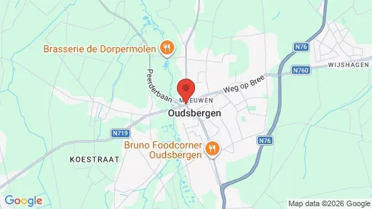 Kaupat Vuokrattavana i Oudsbergen - Kuva Google Street Viewstä