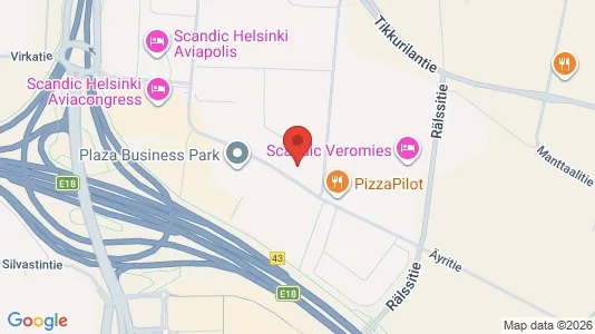 Büros zur Miete i Vantaa - kort over placeringen