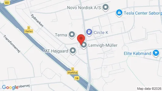 Varastot Myynnissä i Søborg - Kuva Google Street Viewstä