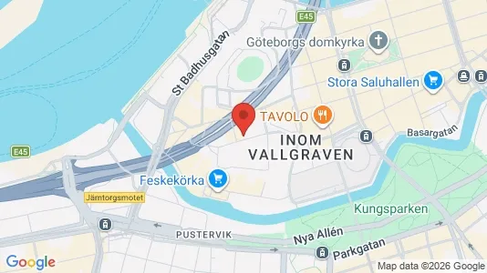Kontorlokaler til leje i Gøteborg Centrum - Foto fra Google Street View