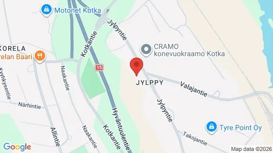 Varastot Vuokrattavana i Kotka - Kuva Google Street Viewstä