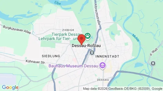 Büros zur Miete i Dessau-Roßlau – Foto von Google Street View