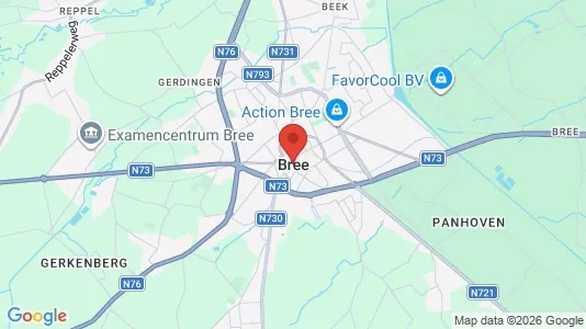 Kaupat Vuokrattavana i Bree - Kuva Google Street Viewstä