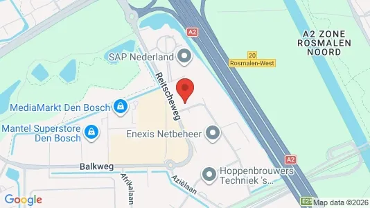 Office spaces for rent i Den Bosch - kort over placeringen