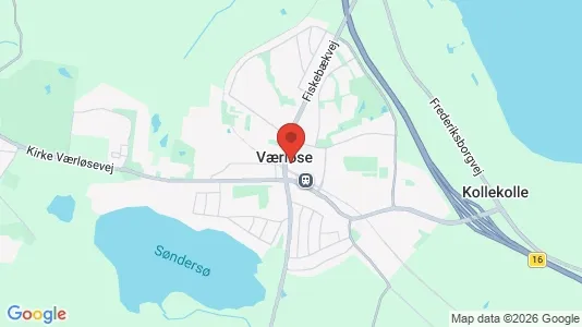 Kaupat Vuokrattavana i Værløse - Kuva Google Street Viewstä
