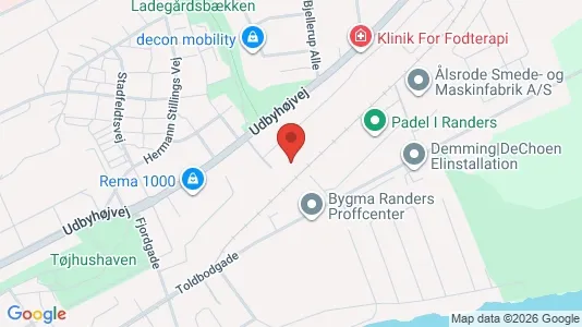 Lager til leie i Randers NØ – Bilde fra Google Street View