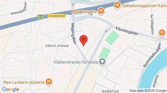 Producties te huur i Karlstad - kort over placeringen