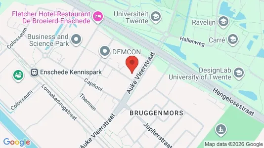 Kontorlokaler til leje i Enschede - Foto fra Google Street View