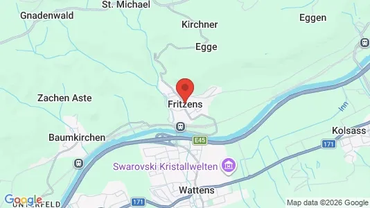 Kontorer til leie i Fritzens – Bilde fra Google Street View
