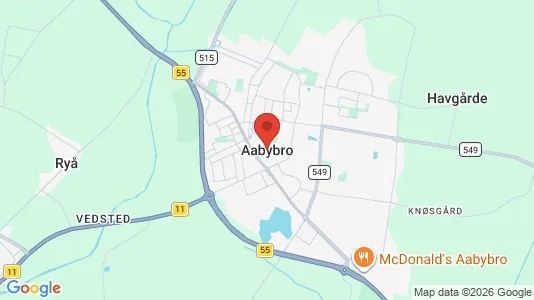 Ravintolat Vuokrattavana i Aabybro - Kuva Google Street Viewstä
