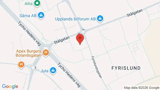 Lokaler til leie i Uppsala – Bilde fra Google Street View