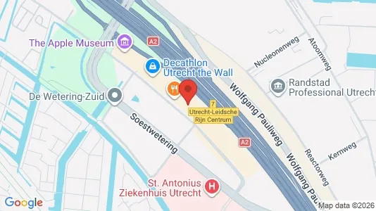 Gewerbeflächen zur Miete i Utrecht Leidsche Rijn - kort over placeringen
