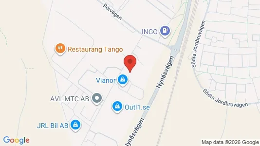 Værkstedslokaler til leje i Haninge - Foto fra Google Street View
