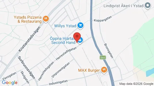Liikekiinteistöt Vuokrattavana i Ystad - Kuva Google Street Viewstä