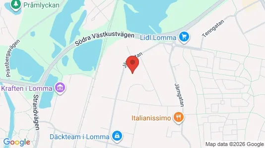 Varastot Vuokrattavana i Lomma - Kuva Google Street Viewstä
