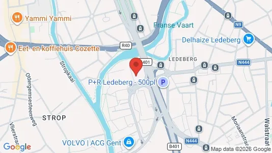 Büros zur Miete i Gent Ledeberg – Foto von Google Street View