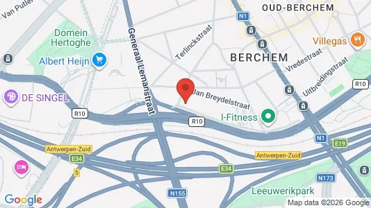 Büros zur Miete i Antwerpen Berchem – Foto von Google Street View