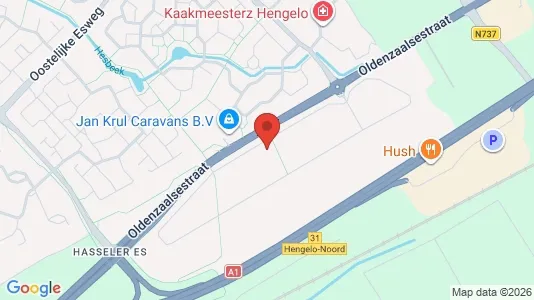 Office spaces for rent i Hengelo - kort over placeringen