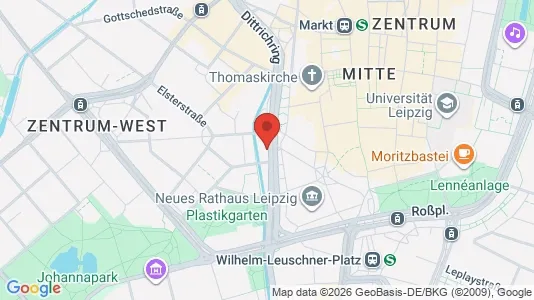 Kontorslokaler för uthyrning i Leipzig – Foto från Google Street View