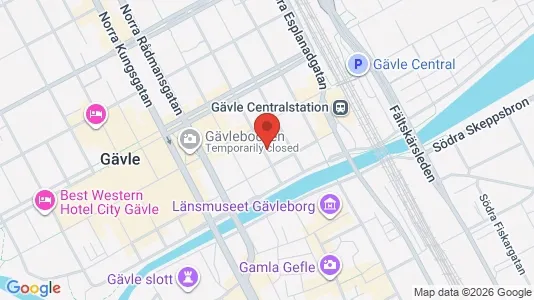 Lokaler til leje i Gävle - Foto fra Google Street View