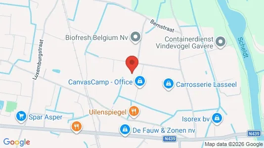 Büros zur Miete i Gavere – Foto von Google Street View