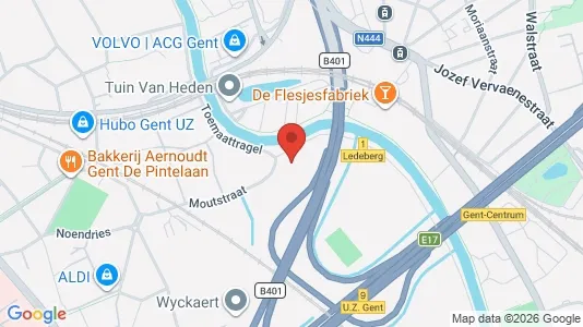 Büros zur Miete i Stad Gent – Foto von Google Street View
