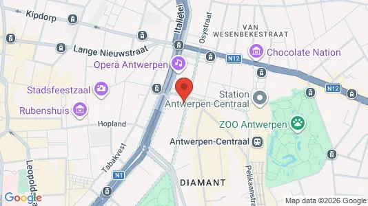 Kontorer til leie i Stad Antwerp – Bilde fra Google Street View
