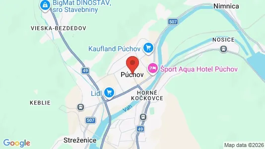 Gewerbeflächen zur Miete i Púchov – Foto von Google Street View