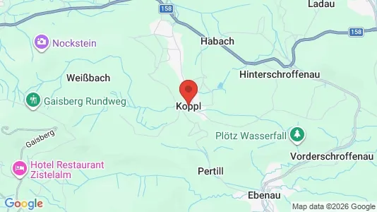 Büros zur Miete i Koppl – Foto von Google Street View