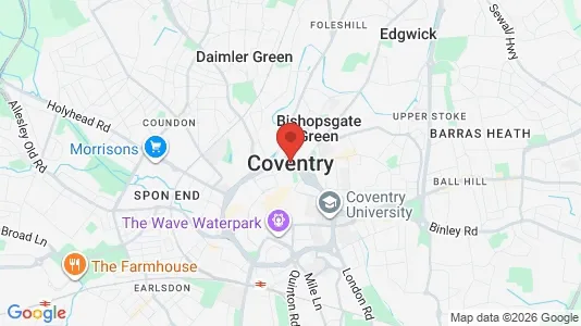 Kontorer til leie i Coventry - West Midlands – Bilde fra Google Street View