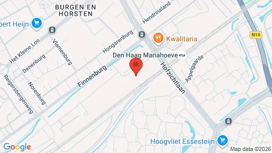 Kontorer til leie i Haag Centrum - kort over placeringen