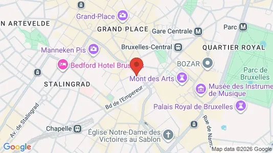 Lokaler til leie i Stad Brussel – Bilde fra Google Street View