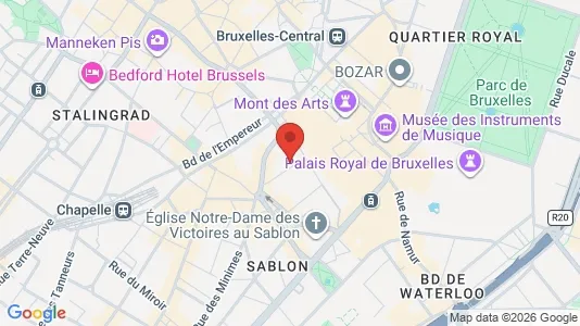 Gewerbeflächen zur Miete i Stad Brussel – Foto von Google Street View
