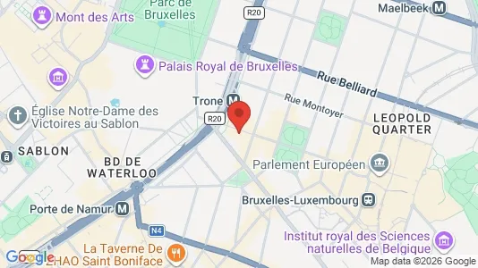 Gewerbeflächen zur Miete i Stad Brussel – Foto von Google Street View
