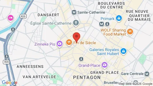 Commercial properties for rent i Stad Brussel - kort over placeringen
