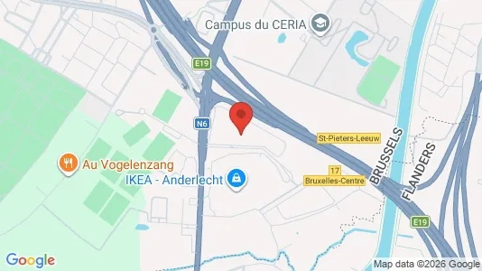Bedrijfsruimtes te huur i Brussel Anderlecht - Foto uit Google Street View