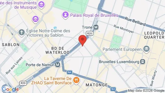 Gewerbeflächen zur Miete i Stad Brussel – Foto von Google Street View