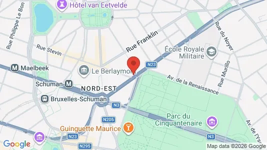 Gewerbeflächen zur Miete i Stad Brussel – Foto von Google Street View