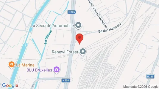 Lokaler til leje i Bruxelles Anderlecht - Foto fra Google Street View