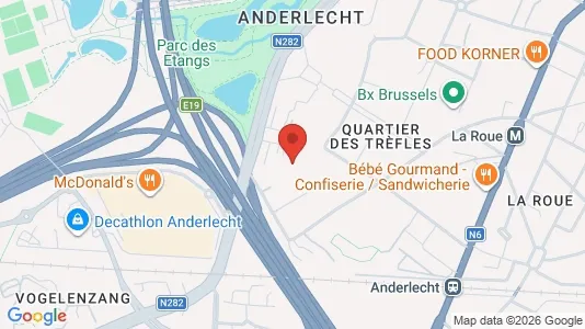 Bedrijfsruimtes te huur i Brussel Anderlecht - Foto uit Google Street View